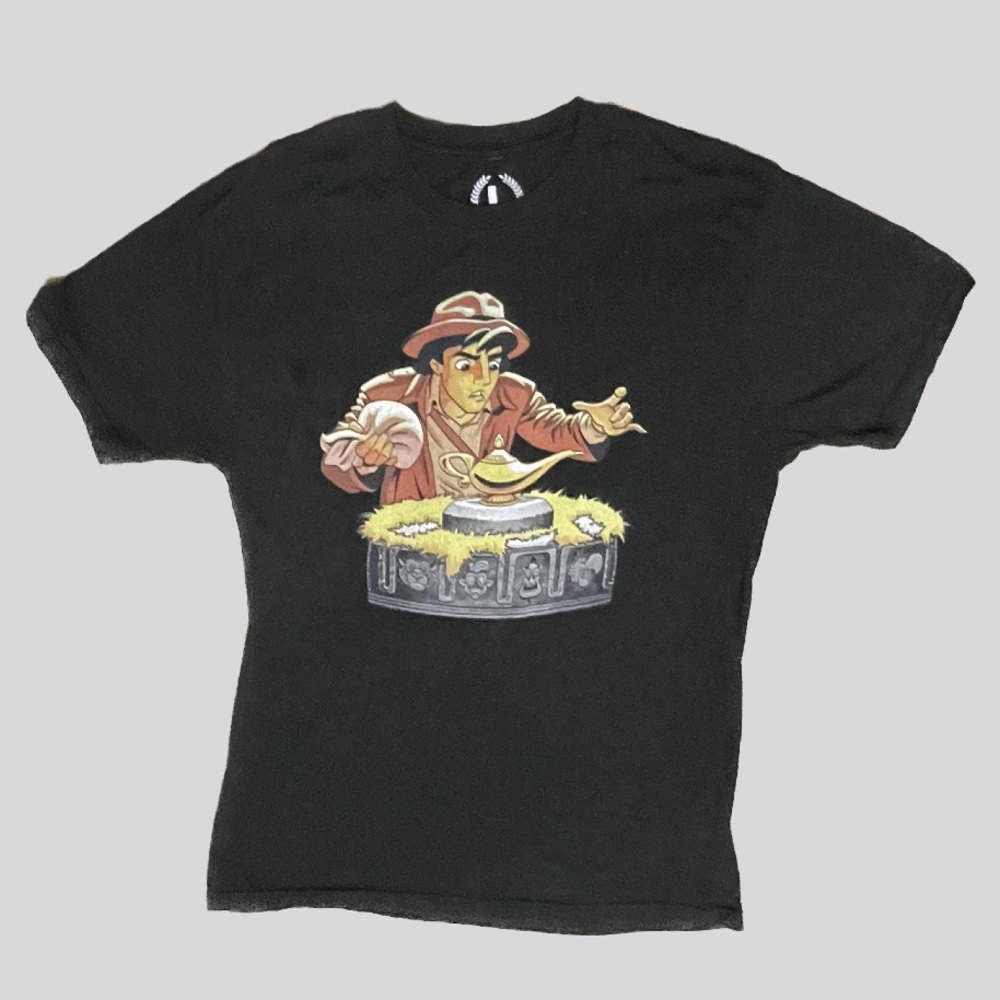 indiana jones/aladdin crossover tee